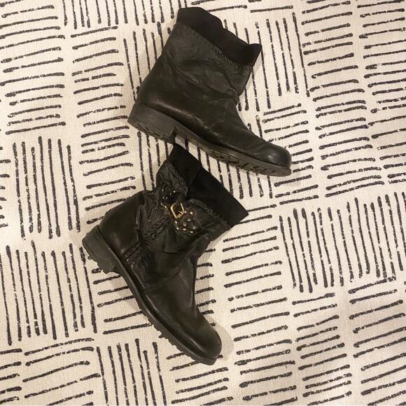 Jimmy Choo Black Studded Major Boots 9.5 / 40 - Picture 3 of 10